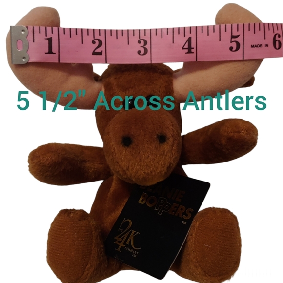 Beanie Boppers Mikey the Moose 1997 Rare 7" Tall Collectible - Picture 7 of 12